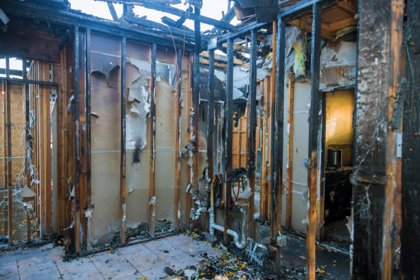 Professional Fire Damage Assessment technician working in Chester Heights, PA